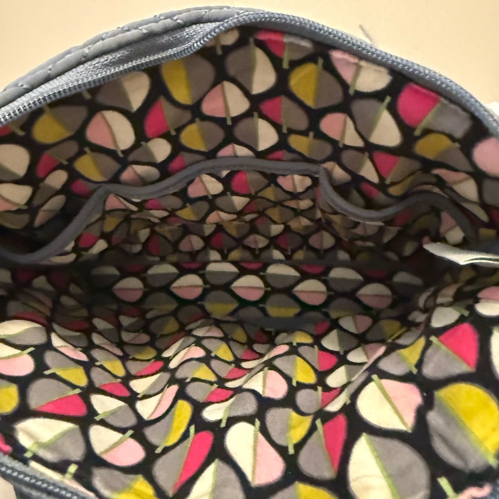 Vera Bradley Microfiber Crossbody Bag Gray - Picture 11 of 16